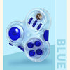 2 PCS Decompression Artifact Boring Vent Fingertip Rubik Cube Handle Fun Toy(Blue)