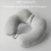 Portable Nap Neck Care Pillow Multifunctional Airplane Travel U-Shaped Pillow, Style: Dark Gray PP Cotton