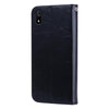 Business Style Oil Wax Texture Horizontal Flip Leather Case for Xiaomi Redmi 7A, with Holder & Card Slots & Wallet(Black)