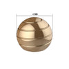Fully Disassembled Rotating Tabletop Ball Decompression Gyroscope Tabletop Toy, Specification:Diameter 45mm(Rose Gold)