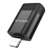 Borofone BV18 8 Pin Male to USB Female USB2.0 OTG Adapter(Black)