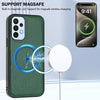 For Samsung Galaxy A23 4G / 5G CX01 Detachable Magsafe Magnetic Card Bag Phone Case(Peacock Green)