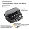 Cwatcun D133 Camera Chest Bag Multi-functional Handheld Slanting Cross Shoulder Camera Casual Bag, Color: Small Black