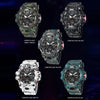 SMAEL 8008 Outdoor Waterproof Camouflage Sports Electronic Watch Luminous Multi-function Waist Watch(Camouflage White)