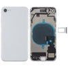 iPhone 8 Battery Cover Assembly w/Side Keys, Speaker, Vibrator - Silver