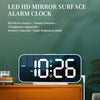 8821 LED Mirror Dual-purpose Snooze Alarm Clock (White)