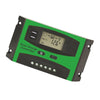10A 12V/24V Solar Charge And Discharge Controller Dual USB Port LCD Solar Cells Panel Charge Regulator