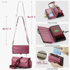 For Samsung Galaxy S25+ 5G CaseMe C36 Card Slots Zipper Wallet RFID Anti-theft Leather Phone Case(Red)