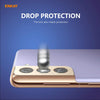 For Samsung Galaxy S21+ 2 PCS ENKAY Hat-Prince 0.2mm 9H 2.15D Round Edge Rear Camera Lens Tempered Glass Film Protector