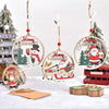 Christmas Day Decoration Hollow Wooden Pendant, Style: Snowman