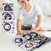 Baby Cloth Book Tear-proof Rustle Sound Quiet Books For Kids, Style: Number