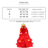 Christmas Dog Cape, Red, Small (1.5-2.5kg)