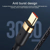 ROCK G18 Flash Charging Series 66W USB to 8 Pin + USB-C / Type-C + Micro USB Data Cable, Cable Length: 1.2cm (Black)