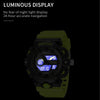 SMAEL 8081 Multifunctional Waterproof Luminous Numeric Digital Dual Display Outdoor Sports Watch(Black Rose Gold)