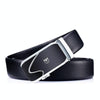 BULL CAPTAIN 02 Automatic Buckle Thickened Soft Cowhide Belt Business Men Belt, Length: 125cm