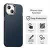 For iPhone 15 Plus Carbon Fiber Series IMD Phone Case(Blue)