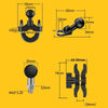 Motorcycle Bracket Crab Navigation Phone Bracket,Style M10 Ball head