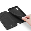 For iPhone XR DUX DUCIS Skin X Series PU + TPU Horizontal Flip Leather Case with Holder & Card Slot(Black)