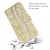 For Samsung Galaxy S25 Ultra 5G Glitter Powder Filp Leather Phone Case(Gold)