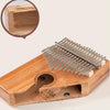 17-tone Kalimba Portable Thumb Piano, Style:Spruce-Classic Deer