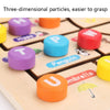 Wooden Children Enlightenment Teaching Aid Numbers / Letters Cognition Educational Toy(Letter)