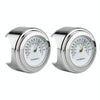 2 PCS Motorcycle 22-25mm Handlebar Thermometer (White)