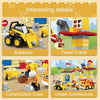 51pcs /Box Children Large Particle Assembly Building Blocks Boys City Engineering Construction Puzzle DIY Toys