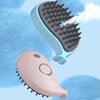 Pet Spray Brush for Cats & Dogs - Dolphin Pink - USB Rechargeable