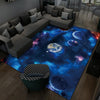 3D Visual Cartoon Cosmic Planet Living Room Carpet, Size: 40x60cm(Cosmic Planet 4)
