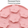 Silicone Lick Pad, Rose, Green, Slow Feeder Dog & Cat