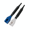 5pcs Plastic Refueling Funnel Portable Folding Telescopic Hose Hands-Free Bayonet(Blue)