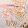 3 Boxes Nail Decorations Shell Sequins Nail Jewelry(03 White)