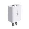 WK WP-U56 2A Dual USB Fast Charging Travel Charger Power Adapter, US Plug (White)