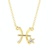 Zodiac Pattern Pendant Clavicle Chain Zodiac Diamond Necklace(N2204-12)