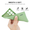 For Samsung Galaxy S25 Ultra 5G ENKAY Liquid Silicone Soft Shockproof Phone Case(Light Green)
