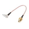 SMA Female to CRC9/TS9 RG316 Adapter Cable (Rose Gold, 15cm)