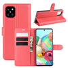 For Galaxy A81 / M60S / Note 10 Lite Litchi Texture Horizontal Flip Protective Case with Holder & Card Slots & Wallet(Red)