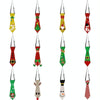 Christmas Children Cartoon Ties Holiday Party Performance Costume Props, Color: Gold Hoho