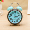 A32 Double Bell Alarm Clock Student Bedside Belt Alarm(Light Blue)