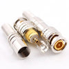 5x BNC Male to Female Adapter Connector, RG6, 50/75 Ohm, Gold Plated