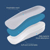 2 Pairs Increased Half Pad Breathable Shock Absorbing Exercise Anti-Skid Pad, Size: 2.5cm(Grey)