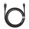 Baseus Pudding Series 20W Type-C to 8 Pin Fast Charging Data Cable, Length:2m(Black)
