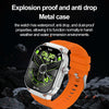 G40S 2.06 inch IP67 BT5.2 Sport Smart Watch, Support Bluetooth Call / Sleep / Blood Oxygen / Heart Rate / Blood Pressure Health Monitor(Silver)
