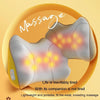 Waist And Back Massager Lumbar Vertebra Car Neck Massage Pillow, Specification: Wired Model Gray