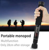 BEXIN P308D Portable Travel Outdoor DSLR Camera Aluminum Alloy Monopod Holder (Black)