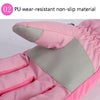Cartoon Bow Rabbit Pattern Children Ski Gloves Windproof Waterproof Warm Cotton Gloves, Colour: Pink(L)