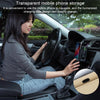 Car Air Outlet Storage Bag Mobile Phone Storage Hanging Bag (Beige)