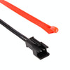 EL Cold Red Light Waterproof Flat Flexible Car Strip Light with Driver for Car Decoration, Length: 5m(Red)