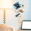 PH-QT670 Beautiful 3D Embossed Texture Flower Stickers Children Bedroom Home Decor Wall Decals