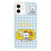 For iPhone 11 Skin Feeling Jelly TPU Hybrid PC Phone Case(Dog Family White)